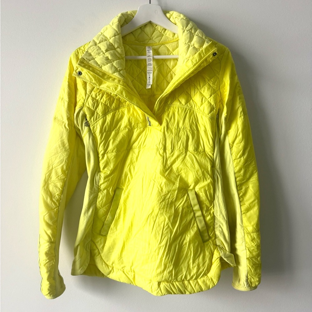 Lululemon What the Fluff Down Filled Pullover Sz 8 EUC